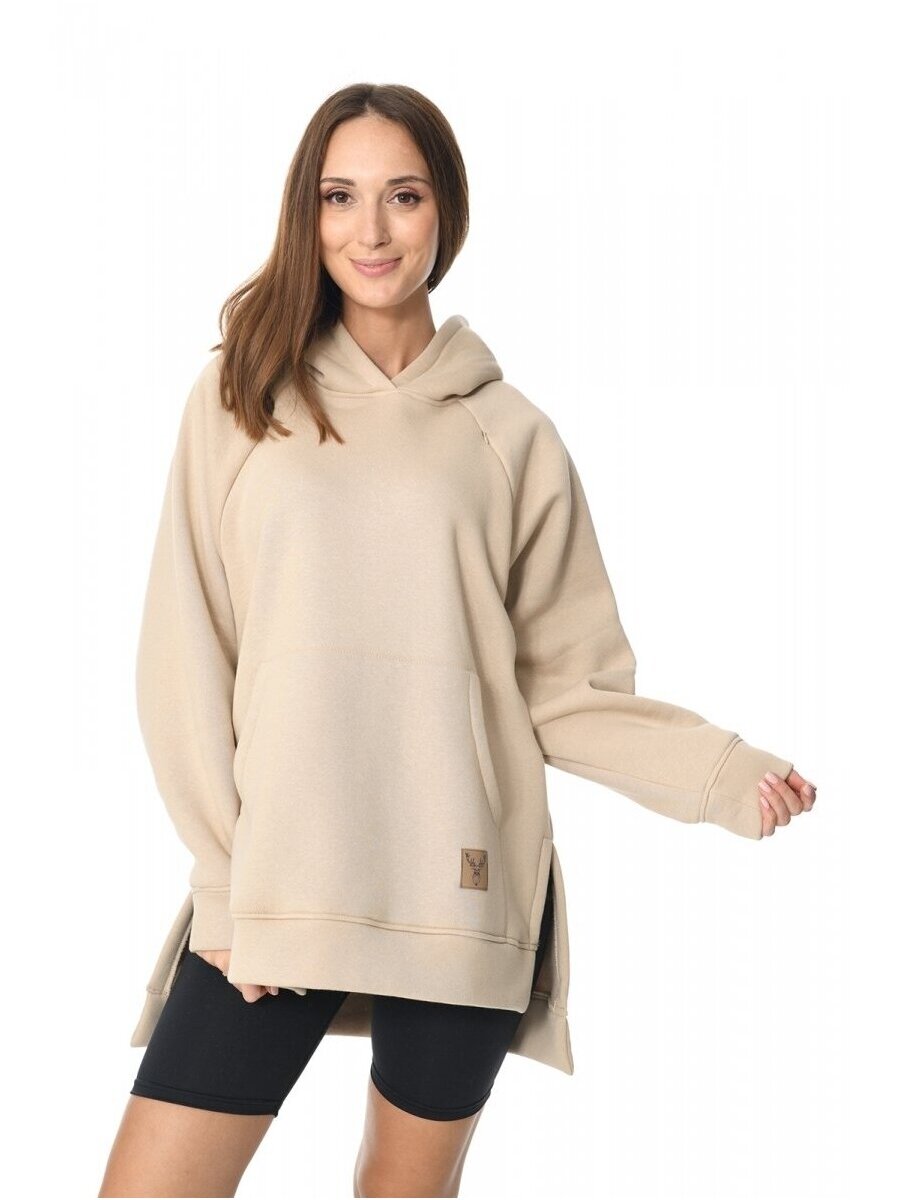 Maternity sweatshirt 2in1 Stella Beige, Mija 1 Maternity sweatshirt 2in1 Stella Beige, Mija 1