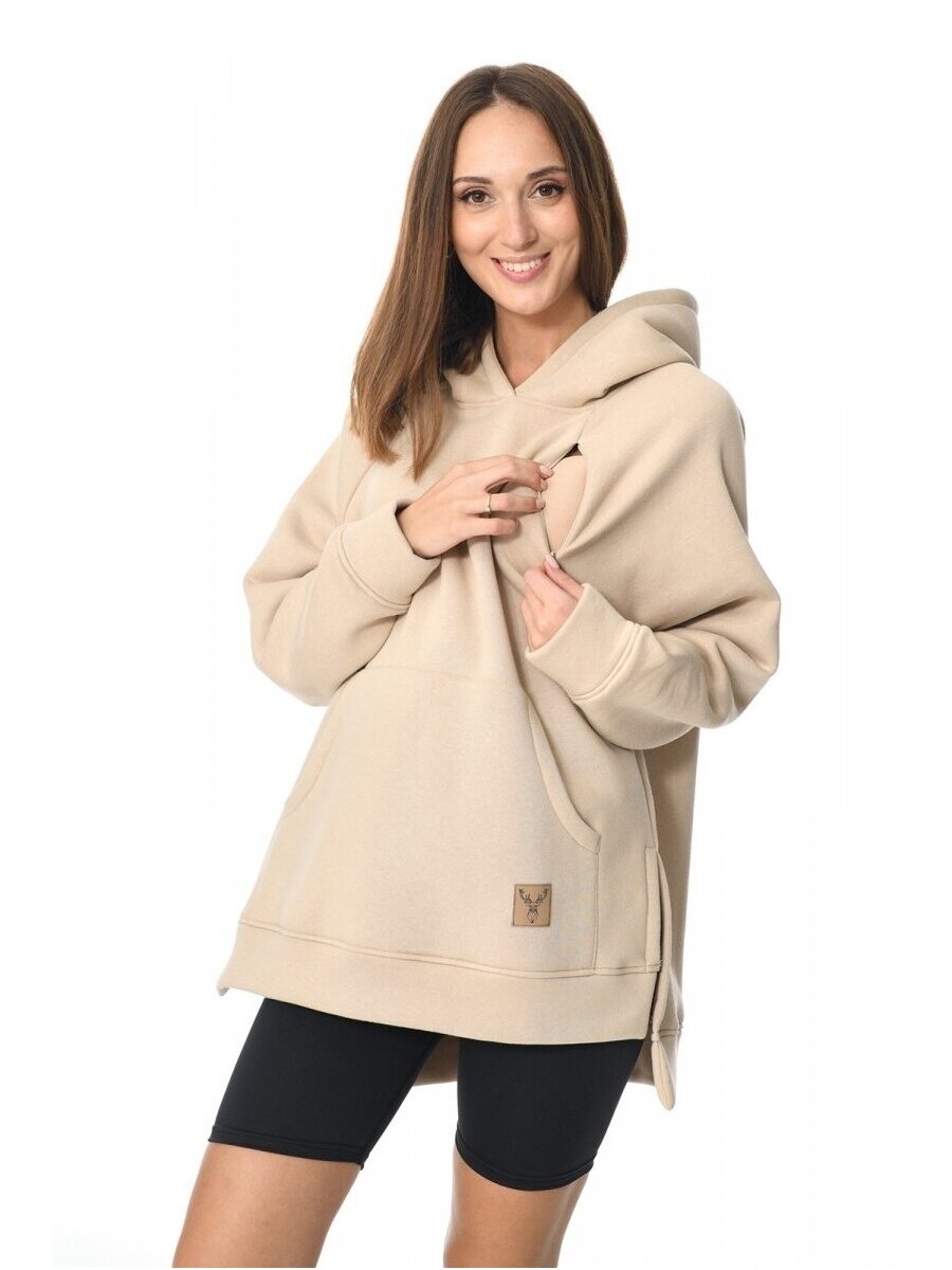 Maternity sweatshirt 2in1 Stella Beige, Mija 3 Maternity sweatshirt 2in1 Stella Beige, Mija 3
