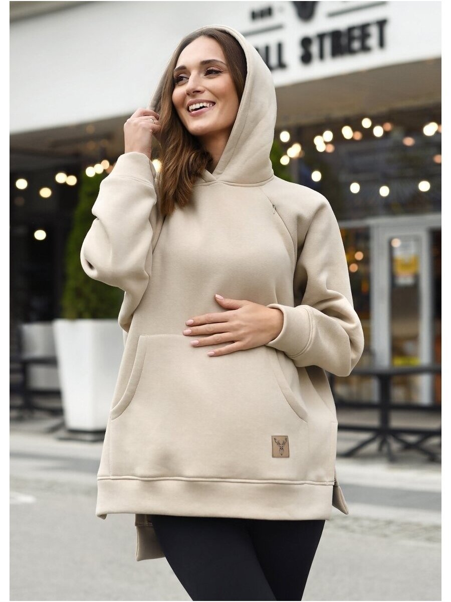 Maternity sweatshirt 2in1 Stella Beige, Mija 5 Maternity sweatshirt 2in1 Stella Beige, Mija 5