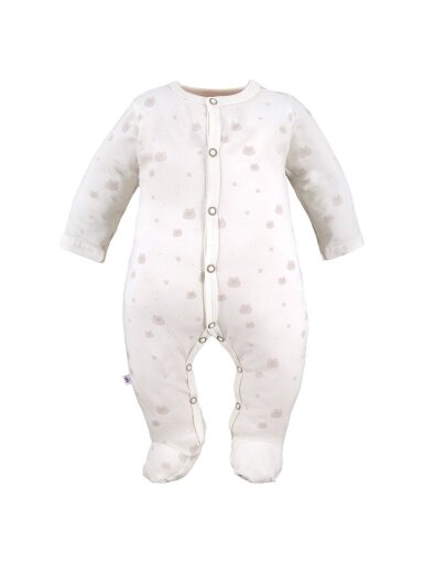 Romper with teddy bears 1 pc. EEVI, ecru