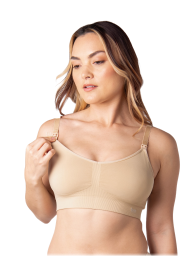 Nursing Bra Full Cup, Hotmilk Recycled, Beige (