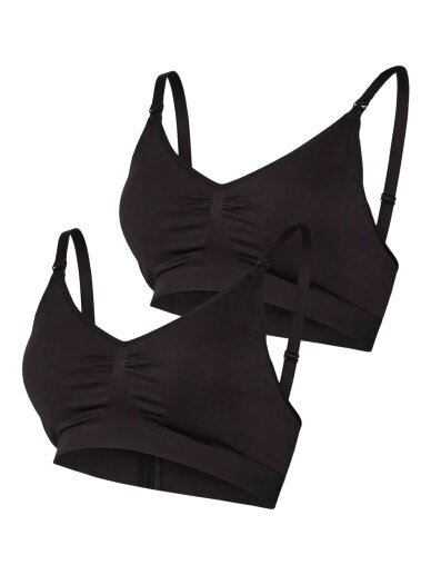 MLILJA Nursing Sports Bra, Mama.licious (Black/Burgundy)