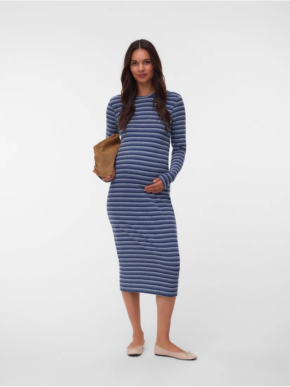 Maternity dress MLIMAN, Mama.licious (Light blue/striped) 4 Maternity dress MLIMAN, Mama.licious (Light blue/striped) 4