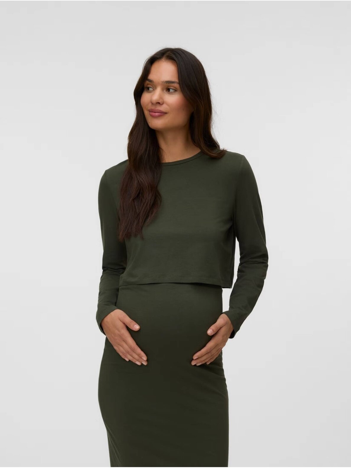 2-piece maternity set MLKERRIE, Mamalicious (Green) 1