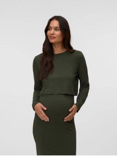 2-piece maternity set MLKERRIE, Mamalicious (Green) 1 2-piece maternity set MLKERRIE, Mamalicious (Green) 1