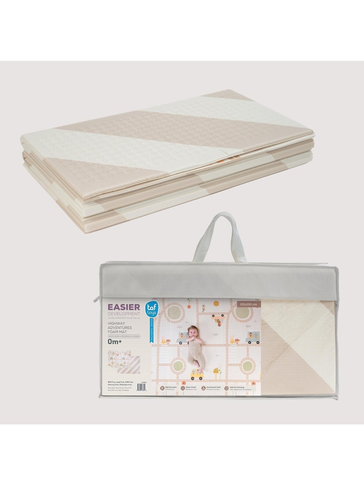 Taf Toys play mat Fold & Play Checkers 140x140cm (Kopija) 2 Taf Toys play mat Fold & Play Checkers 140x140cm (Kopija) 2