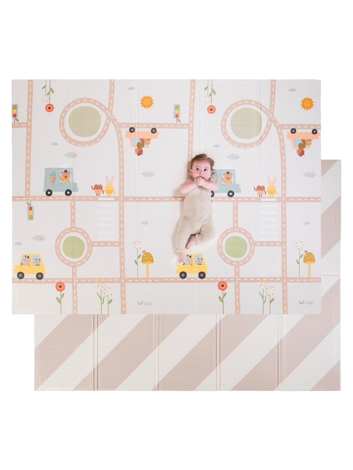 Taf Toys play mat Fold & Play Checkers 140x140cm (Kopija)