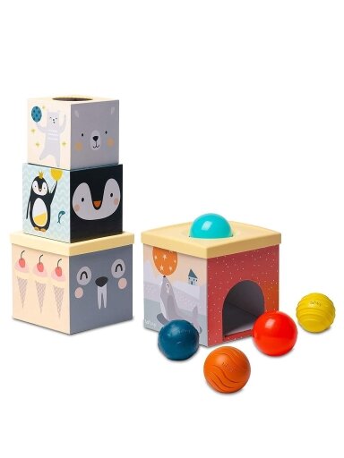Taf Toys educational toy North Pole Ball Drop Stacker