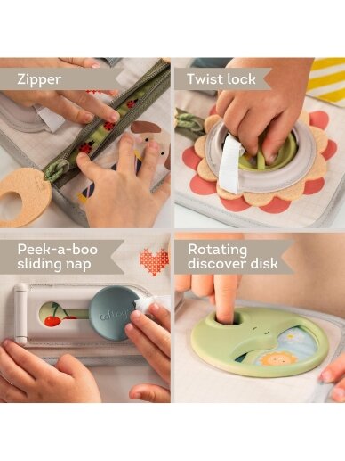 Taf Toys activity mat Snap and learn 18men+ 1 Taf Toys activity mat Snap and learn 18men+ 1