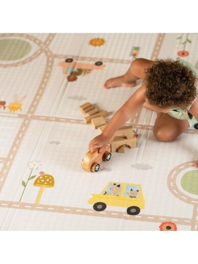 Taf Toys play mat Fold & Play Checkers 140x140cm (Kopija) 3