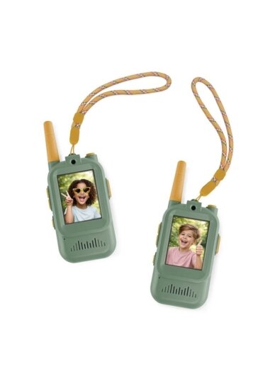 Video Walkie Talkies, set of 2, ZAZU, Green Video Walkie Talkies, set of 2, ZAZU, Green
