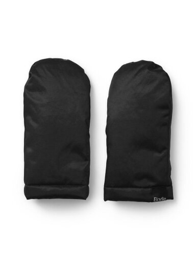 Stroller gloves against the cold, Elodie (Black edition)