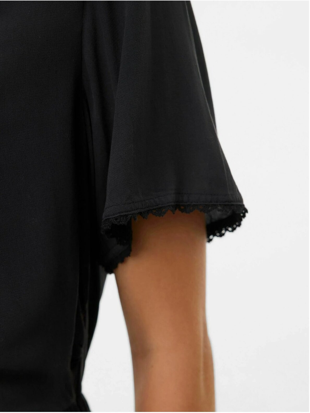 Viscose dress for pregnant and nursing women MLNARA Mama;licious (Black) 4