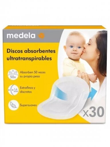 Ühekordsed padjad Medela, 30 tk