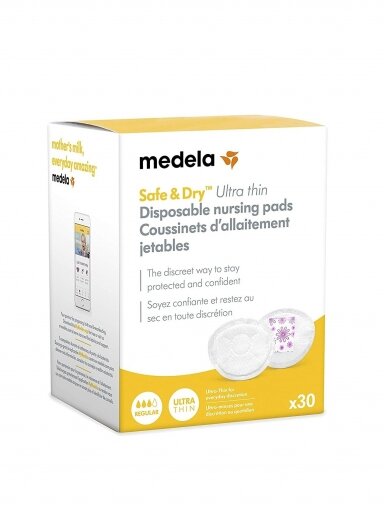 Ühekordsed rinnapadjad Medela Ultra Thin 30tk