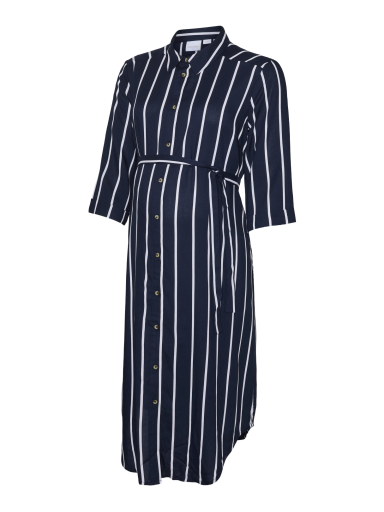 Long viscose dress for pregnant and nursing women MLSILVIE, Mama;licious
