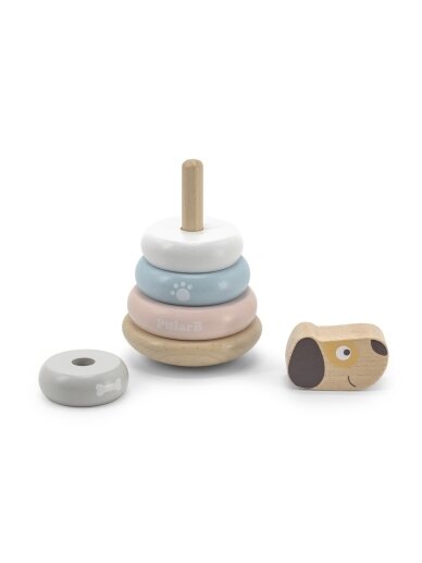 VIGA PolarB Wooden Stacking Puppy 1 VIGA PolarB Wooden Stacking Puppy 1