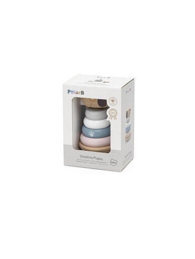 VIGA PolarB Wooden Stacking Puppy 3 VIGA PolarB Wooden Stacking Puppy 3