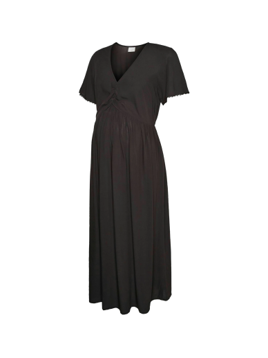 Viscose dress for pregnant and nursing women MLNARA Mama;licious (Black)
