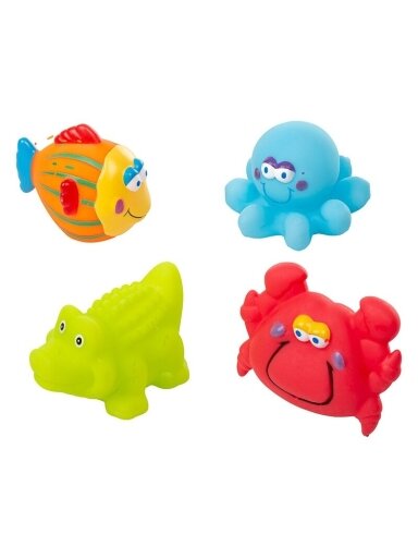 Bath toys set, 4pcs. by Akuku