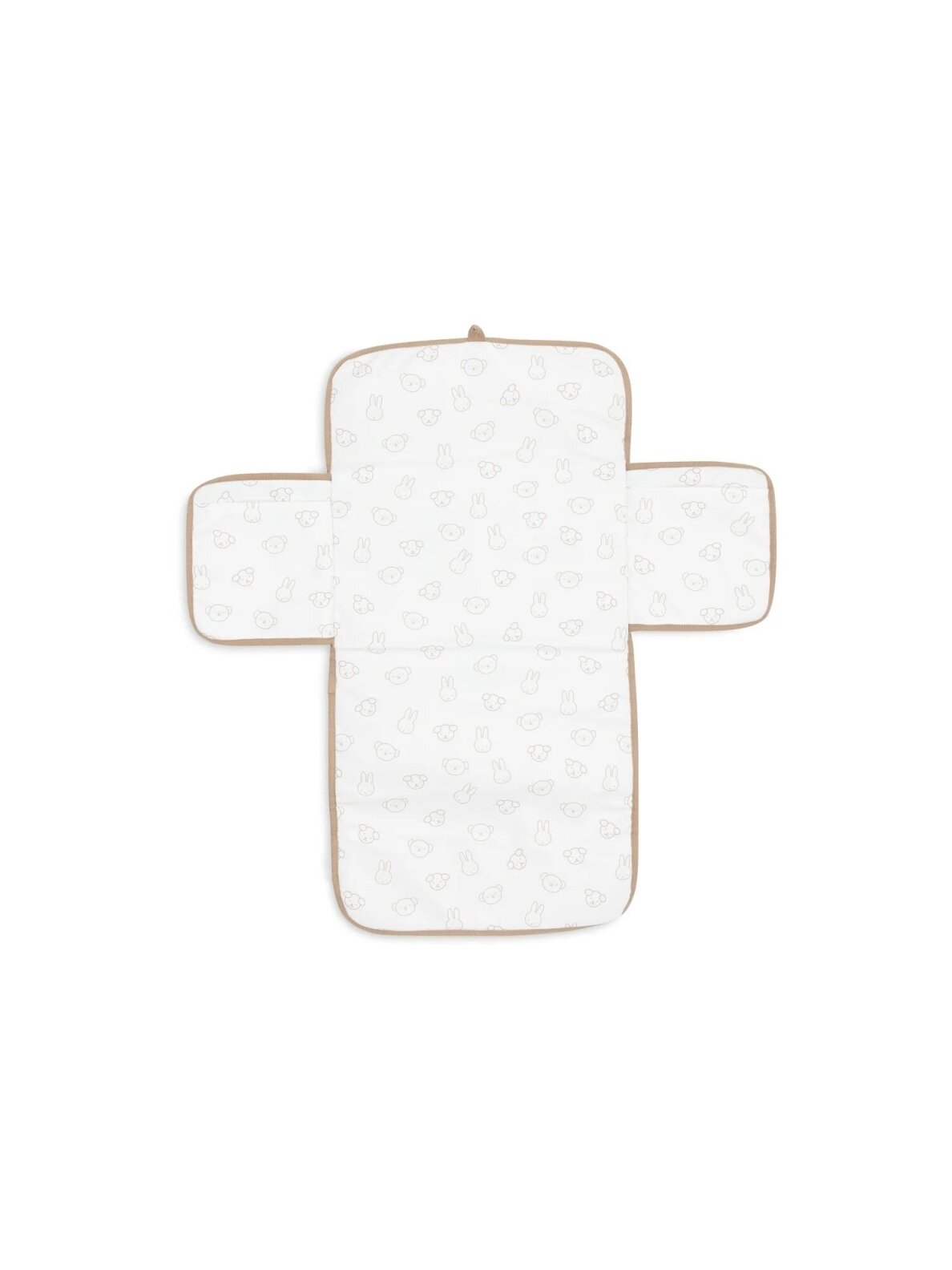 Baby changing mat with pockets, 71x70cm Jollein (Teddy Biscuit) 2