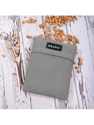 Cherry pit warmer 13 x 16 cm, Akuku (Grey)