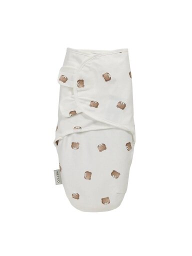 Baby Swaddle, 0-3 months by Meyco Baby Bear Multicolor, TOG 1,0