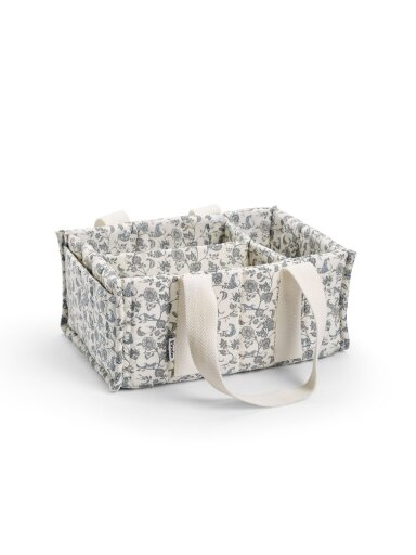 Diaper Caddy, Elodie (Garden Leo Toile) Diaper Caddy, Elodie (Garden Leo Toile)