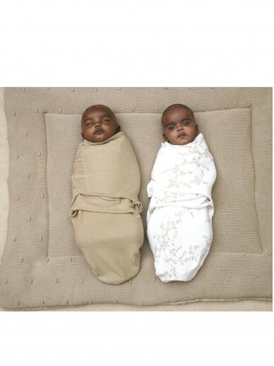Baby Swaddle, 4-6 months by Meyco Baby (Branches sand) 2 Baby Swaddle, 4-6 months by Meyco Baby (Branches sand) 2