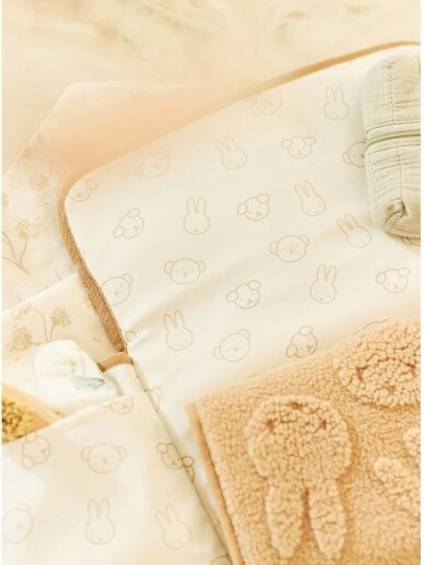Baby changing mat with pockets, 71x70cm Jollein (Teddy Biscuit) 1 Baby changing mat with pockets, 71x70cm Jollein (Teddy Biscuit) 1