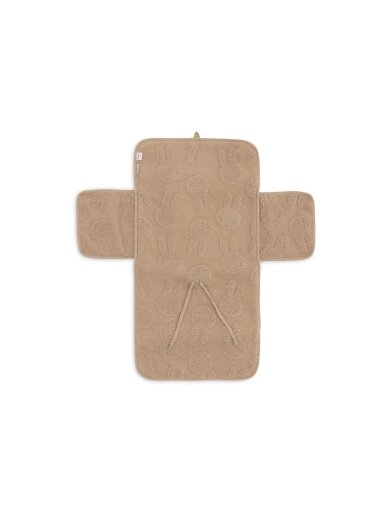 Baby changing mat with pockets, 71x70cm Jollein (Teddy Biscuit) 3