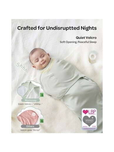 Baby swaddle wrap 0-3 months, 2 pcs, Momcozy (Serenity) 2 Baby swaddle wrap 0-3 months, 2 pcs, Momcozy (Serenity) 2