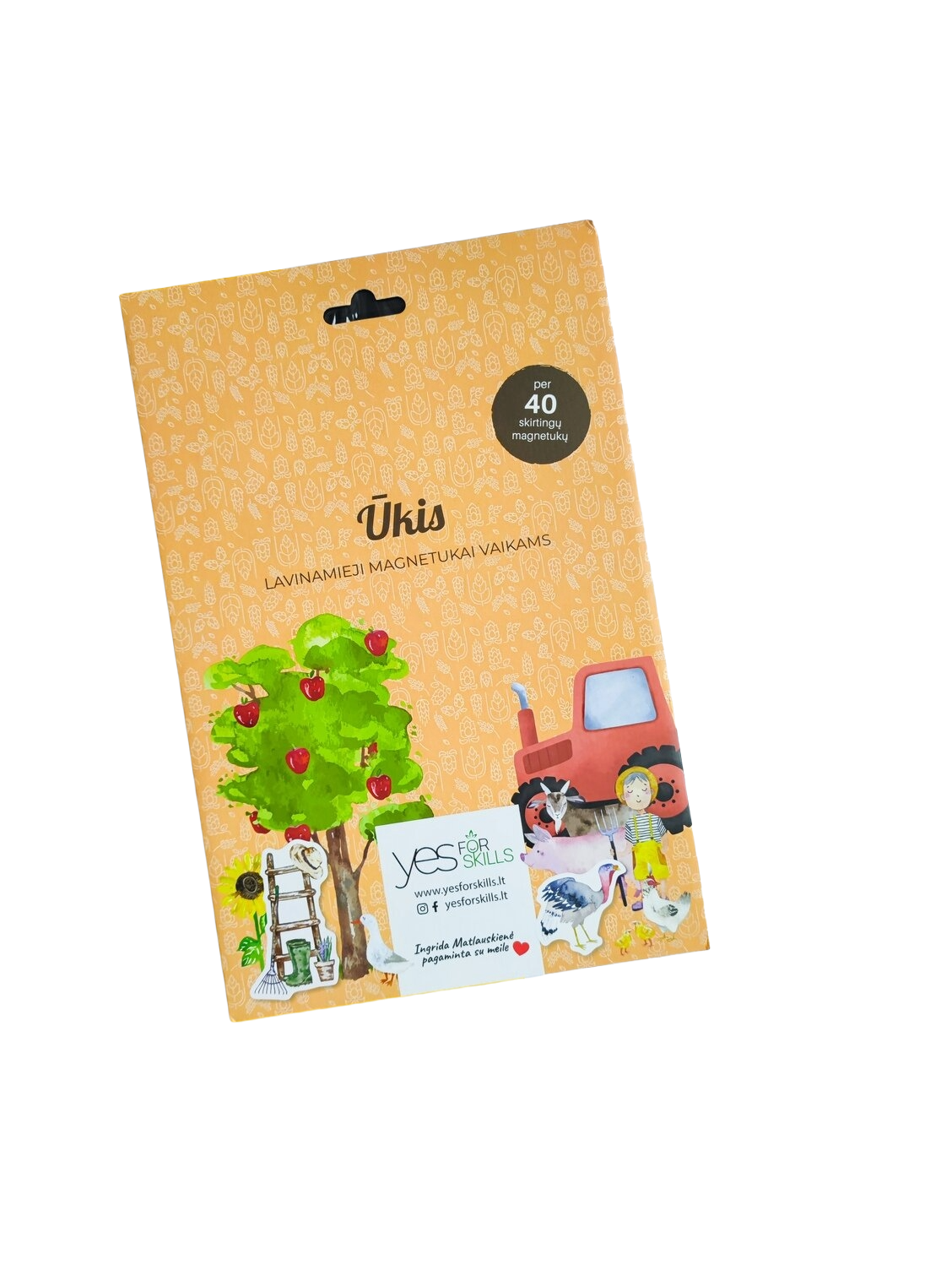 Yes For Skills educational magnets for children "Farm"
