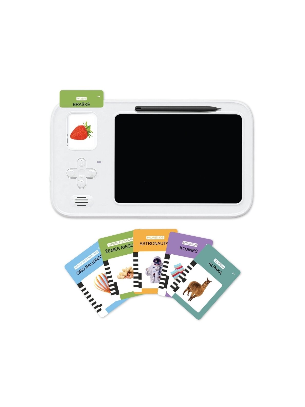 Yes For Skills Lithuanian-voiced cards "Talking Cards" with a drawing tablet 3 Yes For Skills Lithuanian-voiced cards "Talking Cards" with a drawing tablet 3