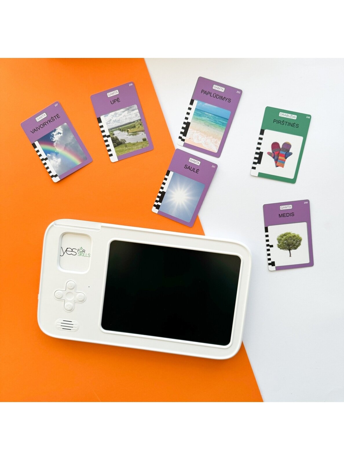 Yes For Skills Lithuanian-voiced cards "Talking Cards" with a drawing tablet 14