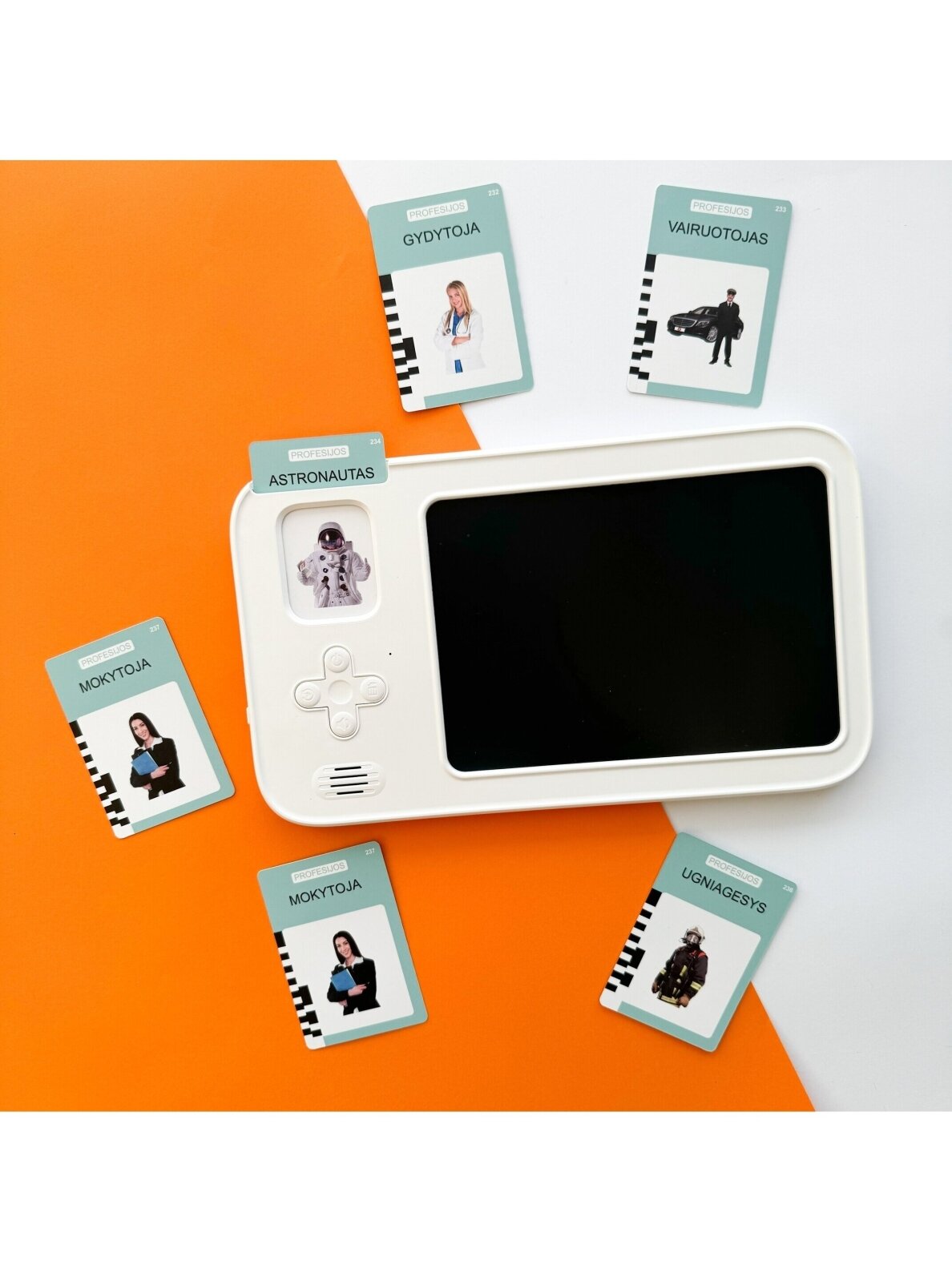 Yes For Skills Lithuanian-voiced cards "Talking Cards" with a drawing tablet 8