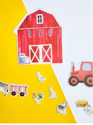 Yes For Skills educational magnets for children "Farm" 2 Yes For Skills educational magnets for children "Farm" 2