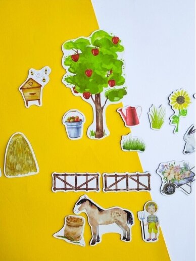 Yes For Skills educational magnets for children "Farm" 1 Yes For Skills educational magnets for children "Farm" 1