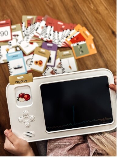 Yes For Skills Lithuanian-voiced cards "Talking Cards" with a drawing tablet 1 Yes For Skills Lithuanian-voiced cards "Talking Cards" with a drawing tablet 1