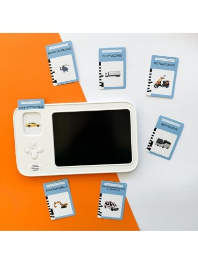 Yes For Skills Lithuanian-voiced cards "Talking Cards" with a drawing tablet 7 Yes For Skills Lithuanian-voiced cards "Talking Cards" with a drawing tablet 7