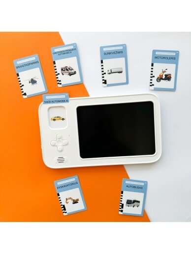 Yes For Skills Lithuanian-voiced cards "Talking Cards" with a drawing tablet 9 Yes For Skills Lithuanian-voiced cards "Talking Cards" with a drawing tablet 9