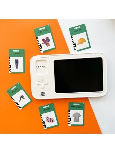 Yes For Skills Lithuanian-voiced cards "Talking Cards" with a drawing tablet 12 Yes For Skills Lithuanian-voiced cards "Talking Cards" with a drawing tablet 12