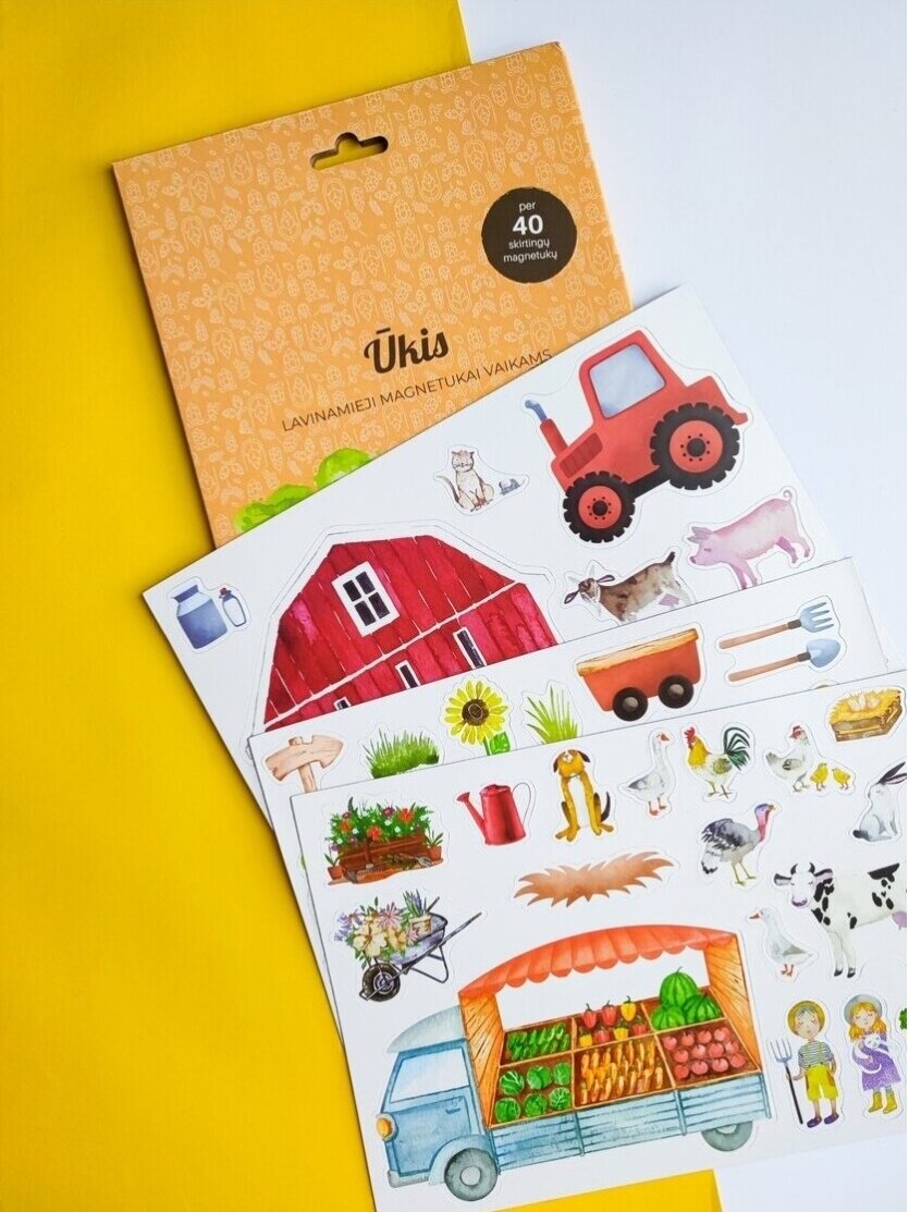 Yes For Skills educational magnets for children "Farm" 4 Yes For Skills educational magnets for children "Farm" 4