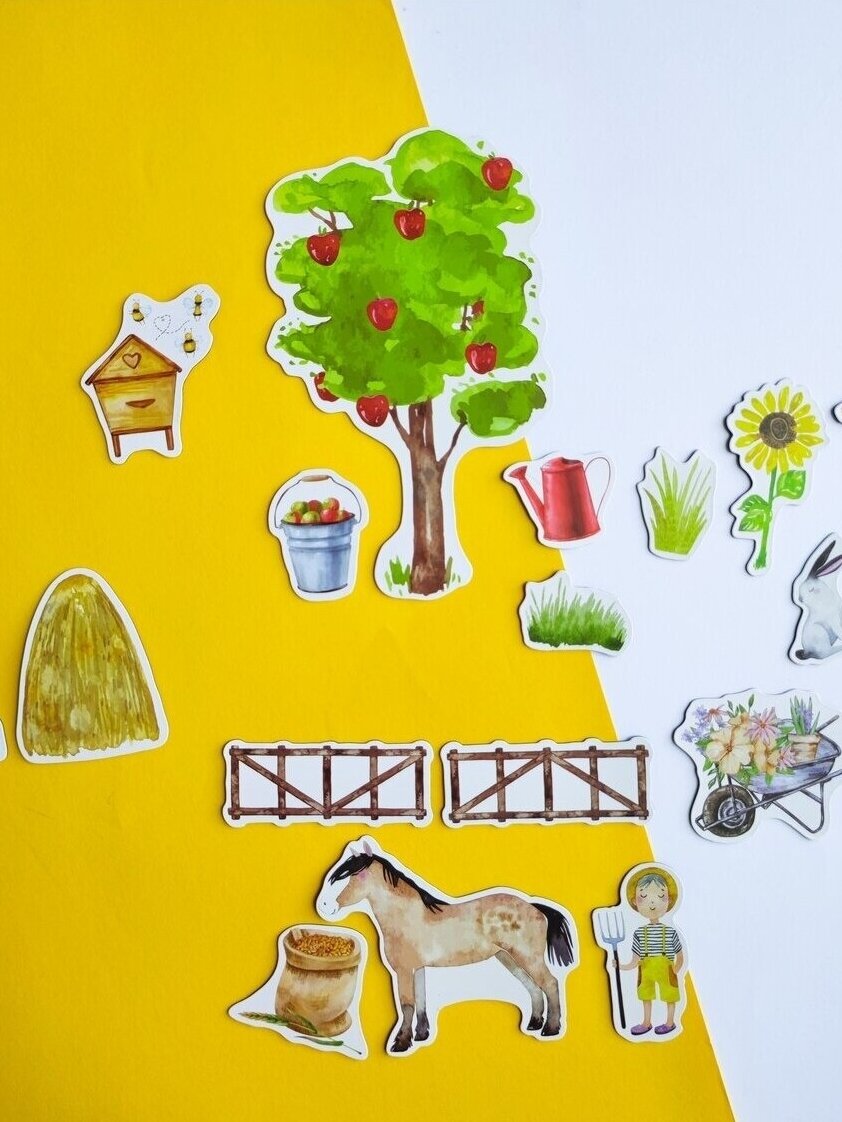 Yes For Skills educational magnets for children "Farm" 1