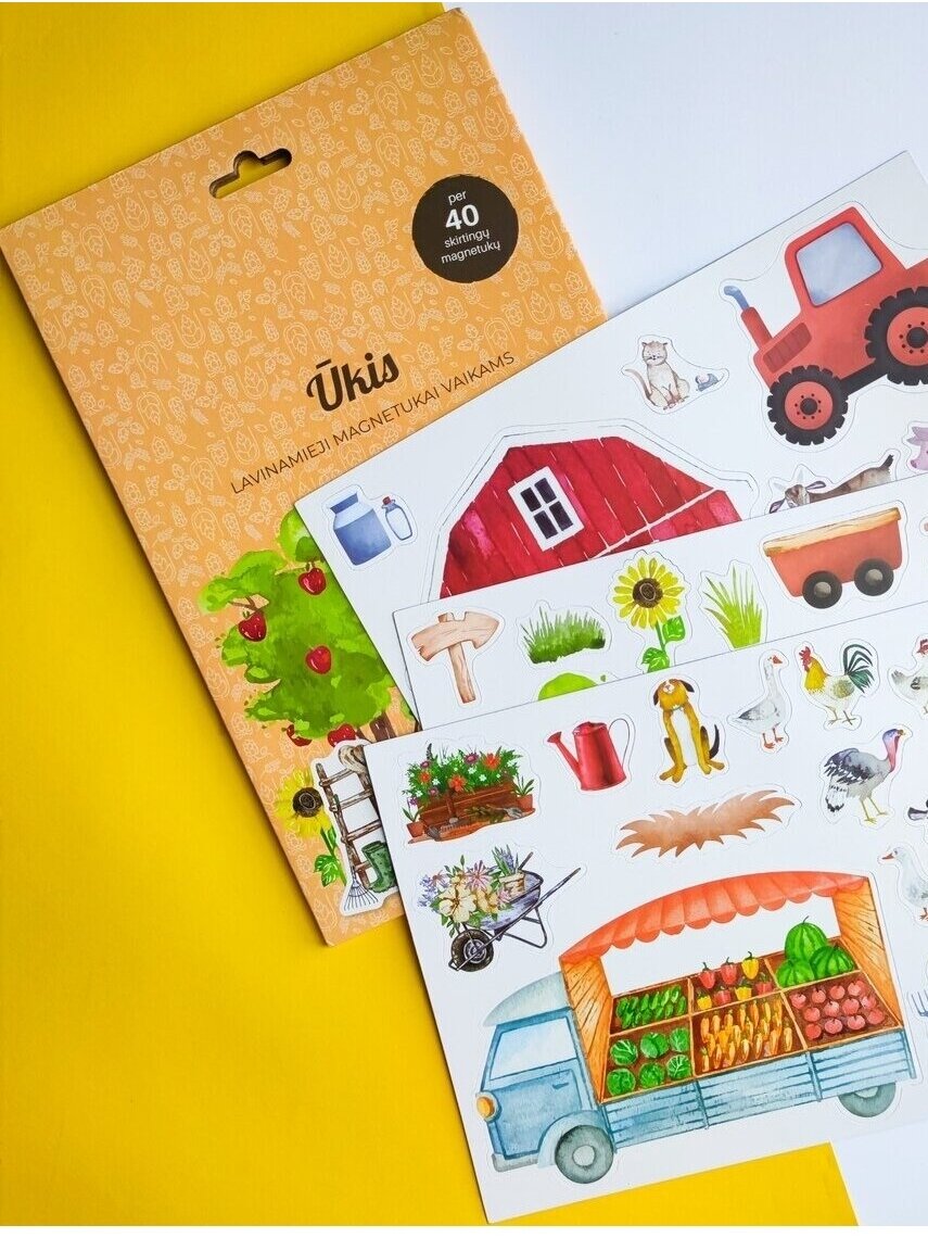 Yes For Skills educational magnets for children "Farm" 3